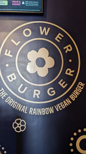 Cute decor at Flower Burger in Rome