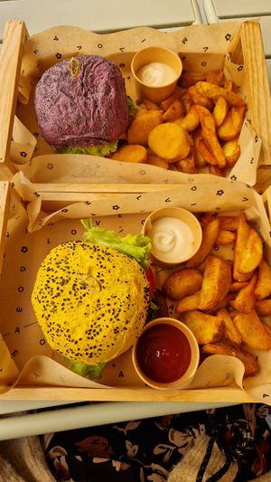 Delicious! Special the flower Burger! at Flower Burger in Rome