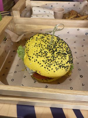   at Flower Burger in Rome