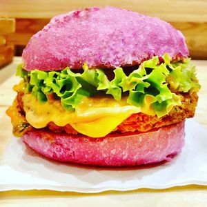 Amazing Vegan Burger  at Flower Burger in Rome