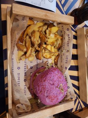   at Flower Burger in Rome