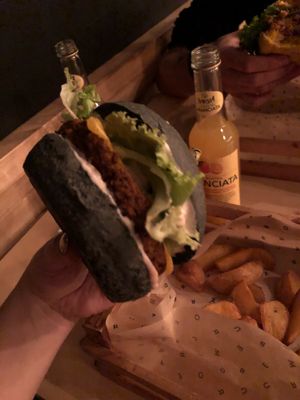 Flower burger at Flower Burger in Rome