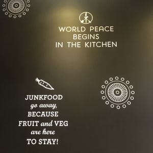 wall at Flower Burger in Rome