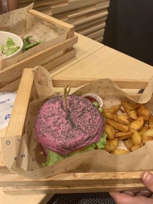 D at Flower Burger in Rome