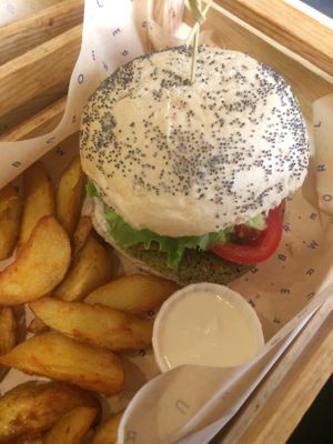 Burger  at Flower Burger in Rome