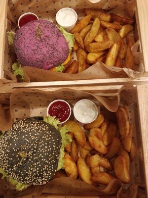 Great mayo! at Flower Burger in Rome