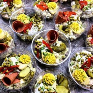 Vegan "russian egg" better than original at Simply Vegan in Prievidza