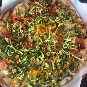 asked for a vegan version of the ";pizza of the day"; at Sliver Pizzeria  - Telegraph in Berkeley