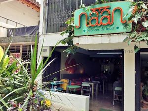 Naan restaurant front at Naan in Medellin