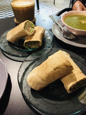 Vegan wraps at Salted Cafe in Sofia