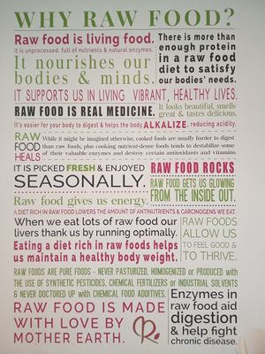 Raw food benefits 🥑 at Rawthentic Eatery in Courtenay