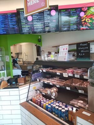 Menu & kitchen at Rawthentic Eatery in Courtenay