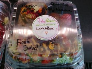 Lunch Box Combo available for pick up in the cold case at Rawthentic Eatery in Courtenay