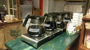 Coffee bar! at Sham City Roasters in Hastings