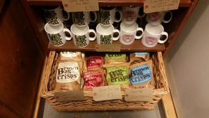 Crisps (2 flavours are vegan!) at Sham City Roasters in Hastings