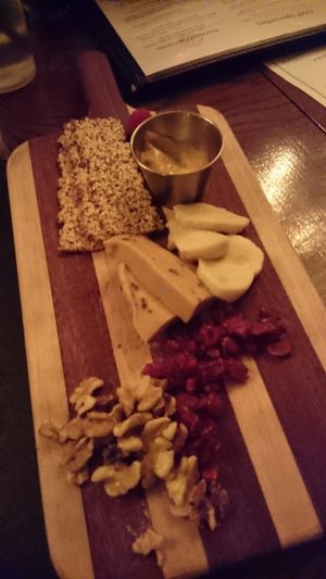 Vegan cheese board  at Great American Pub in Phoenixville
