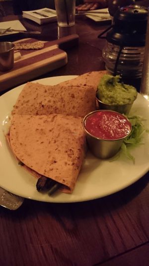 Vegan Quesadilla  at Great American Pub in Phoenixville