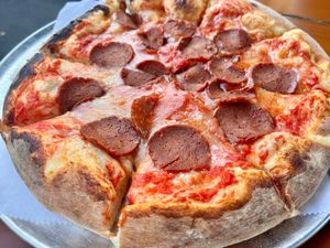 Pepperoni Pizza at Great American Pub in Phoenixville