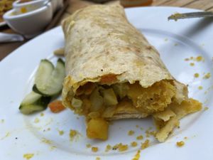 Roti wrap  at Warung Mini in Rotterdam
