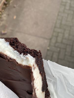 some brownie chocolate cream thing at Cookies and Scream - Drayton Park in North London