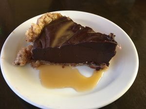 Choclate pie at Cookies and Scream - Drayton Park in North London