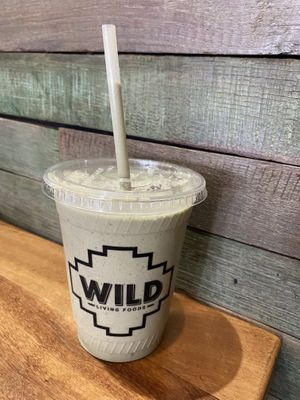 grasshopper smoothie (vegan)  at Wild Living Foods in Los Angeles