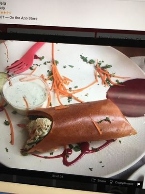 Wrap at Wild Living Foods in Los Angeles