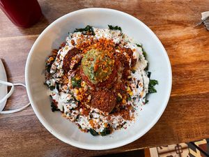 chipotle warm bowl at Wild Living Foods in Los Angeles