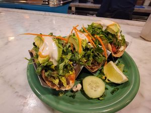Tacos at Wild Living Foods in Los Angeles