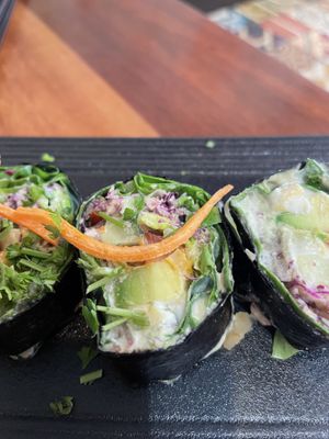 Vegan sushi   at Wild Living Foods in Los Angeles