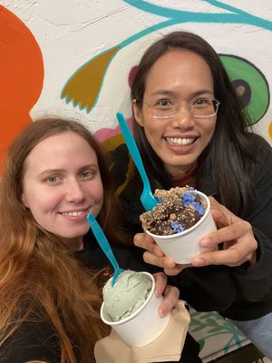 Vegan ice cream!  at Wild Living Foods in Los Angeles