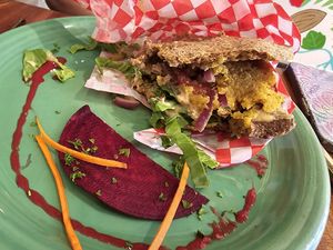 Royal w Cheese at Wild Living Foods in Los Angeles