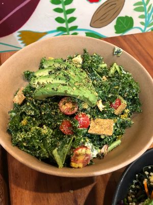 Kale salad.....SO good! at Wild Living Foods in Los Angeles