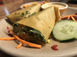 Best breakfast burrito in LA! at Wild Living Foods in Los Angeles