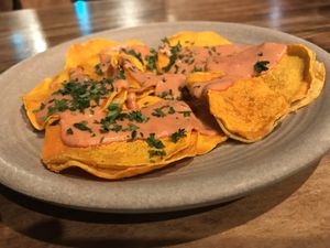 Ravioli at Wild Living Foods in Los Angeles