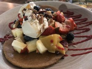 Pancakes! at Wild Living Foods in Los Angeles