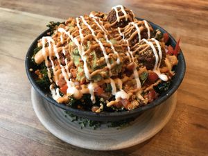 Salad at Wild Living Foods in Los Angeles