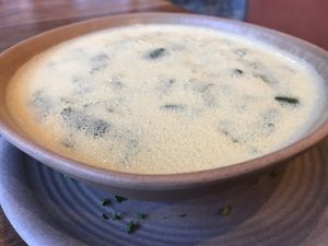 Thai soup at Wild Living Foods in Los Angeles