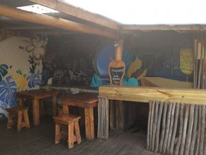 outdoor seating  at Casa Esquina in Isla De Pascua