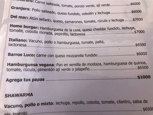 Vegan Burguer  at Casa Esquina in Isla De Pascua