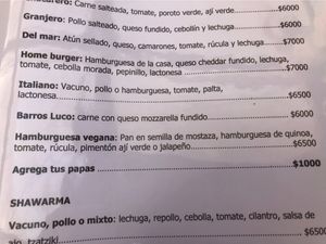 Vegan burger  at Casa Esquina in Isla De Pascua