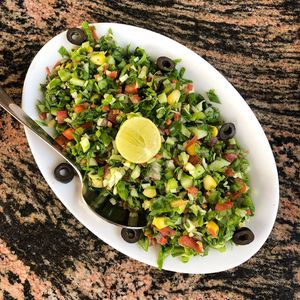 Garden salad  at Yummy Yoga Cafe in Udaipur