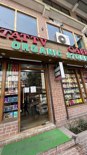   at TATTV Cafe in Rishikesh