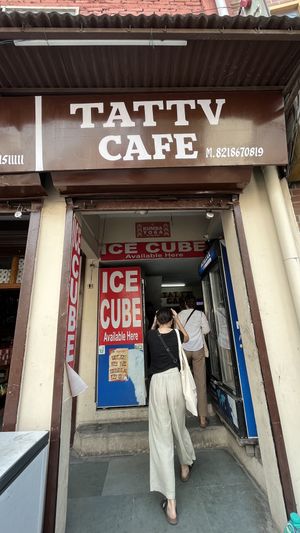   at TATTV Cafe in Rishikesh