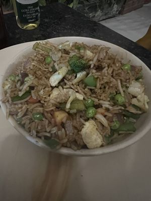 Fried rice   at TATTV Cafe in Rishikesh
