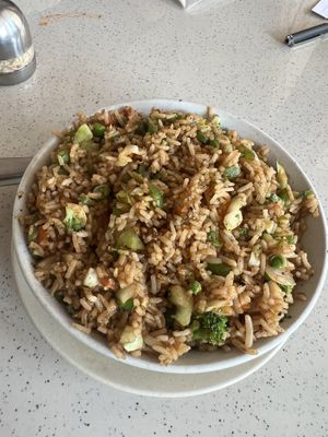 Vegetable fried rice  at TATTV Cafe in Rishikesh