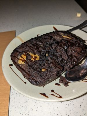 Brownie!! at TATTV Cafe in Rishikesh