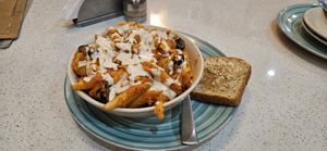 Pizzaiola Pasta at TATTV Cafe in Rishikesh