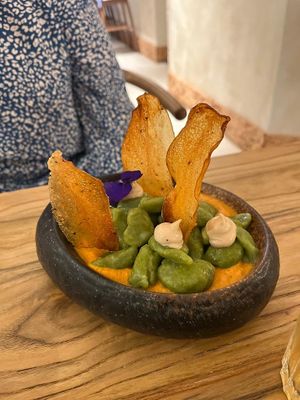 Spinach gnocchi at Hearth  in Amsterdam