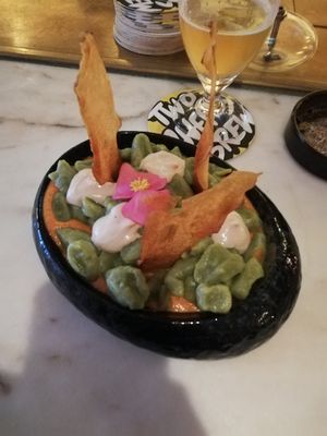 Broccoli gnocchi at Hearth  in Amsterdam